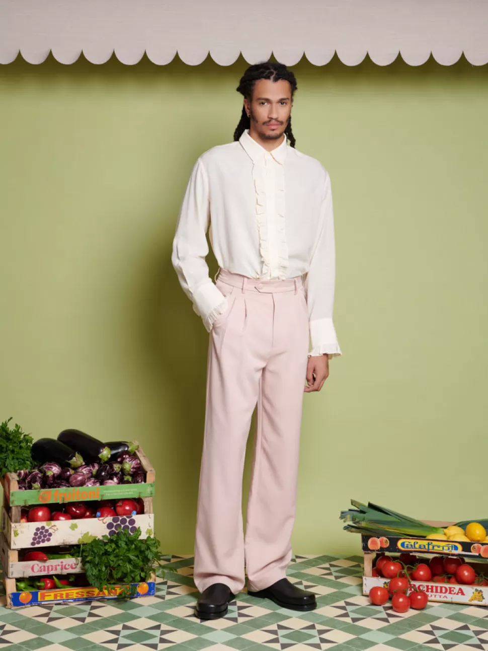 Tops | Shirts | Sister Jane Freddie Ruffle Shirt Pearl Ivory