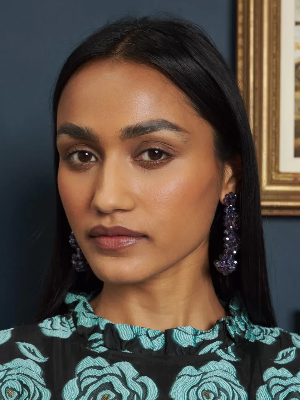 Accessories | Sister Jane Gallery Bead Earrings Black Crystal
