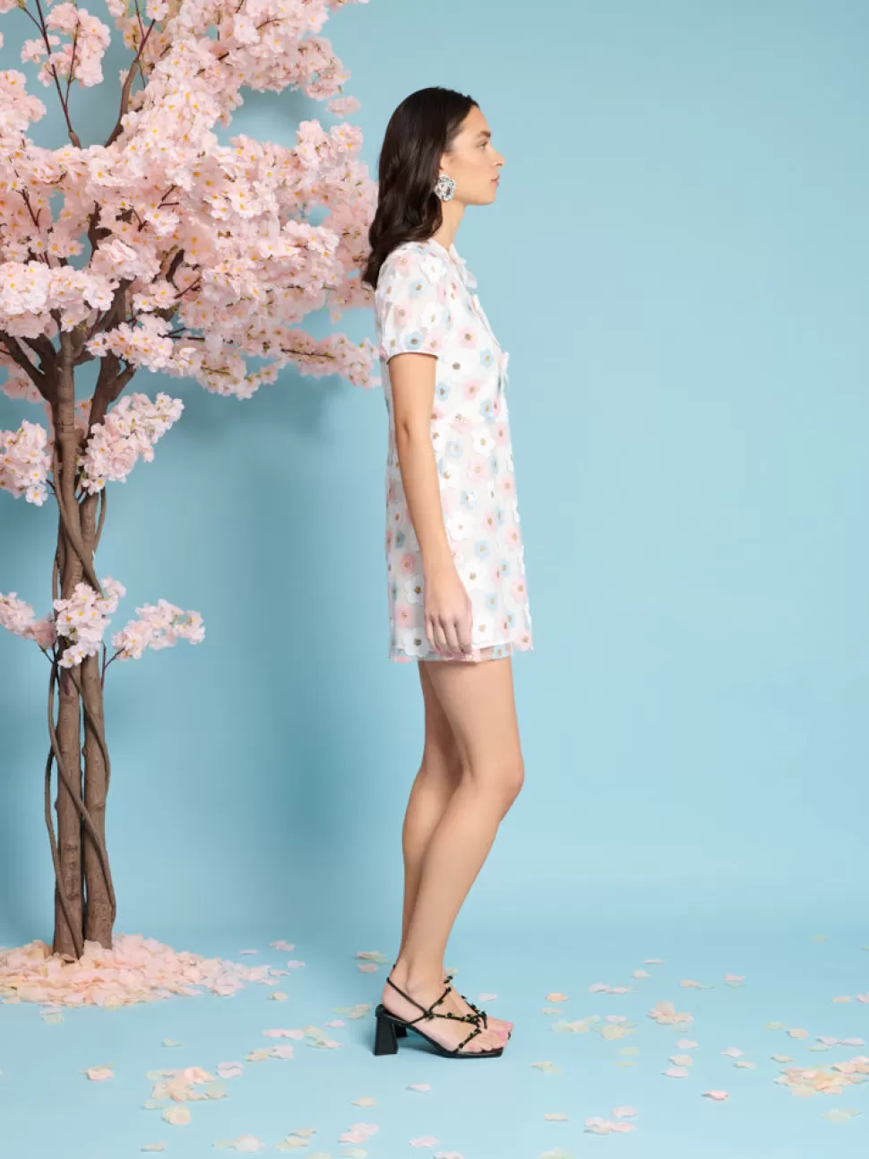Dresses | Sister Jane Garden Sequin Mini Dress Cream Ivory