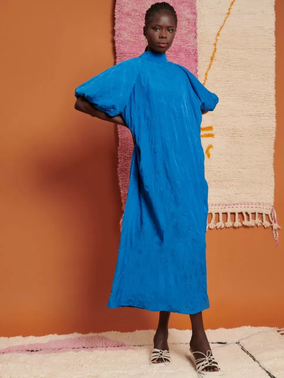 Dresses | Ghospell | Sister Jane Ghospell Aleah Oversized Maxi Dress Cobalt Blue