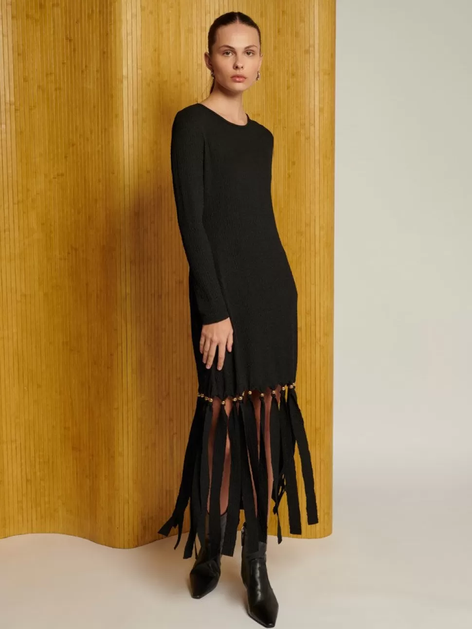 Dresses | Ghospell | Sister Jane Ghospell Blake Bead Mini Dress Coal Black