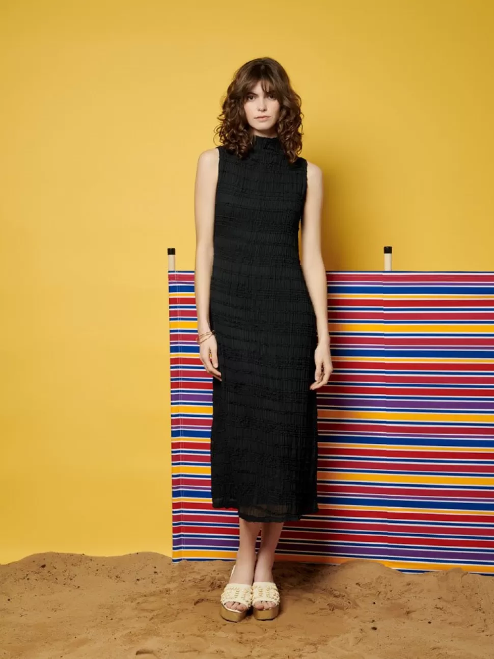 Dresses | Ghospell | Sister Jane Ghospell  Bridget Ruched Midi Dress Ink Black