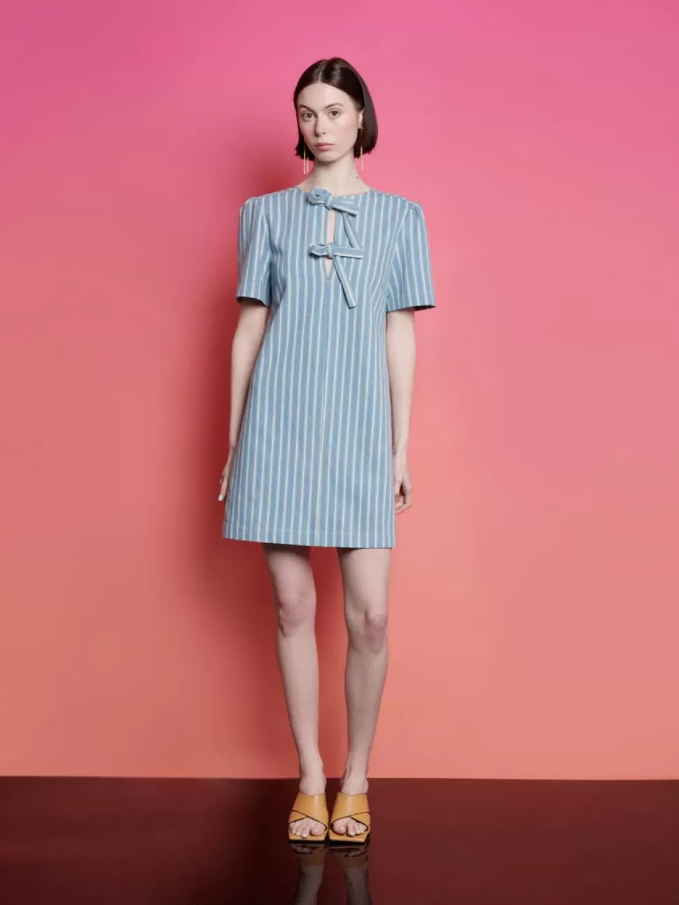 Dresses | Ghospell | Sister Jane Ghospell Cleo Striped Mini Dress Stripe Denim