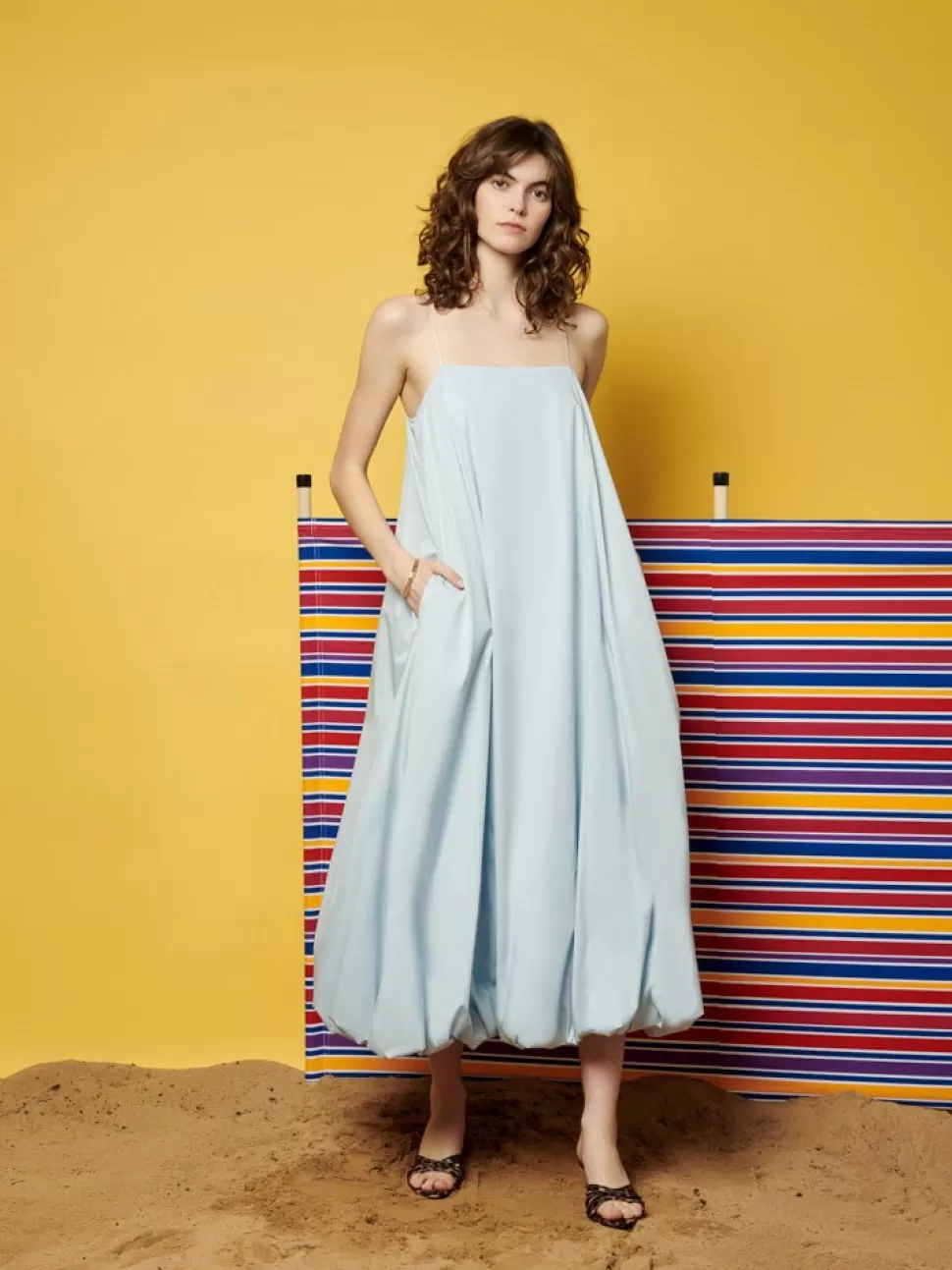Ghospell | Dresses | Sister Jane Ghospell  Harper Bubble Midi Dress Teapot Blue