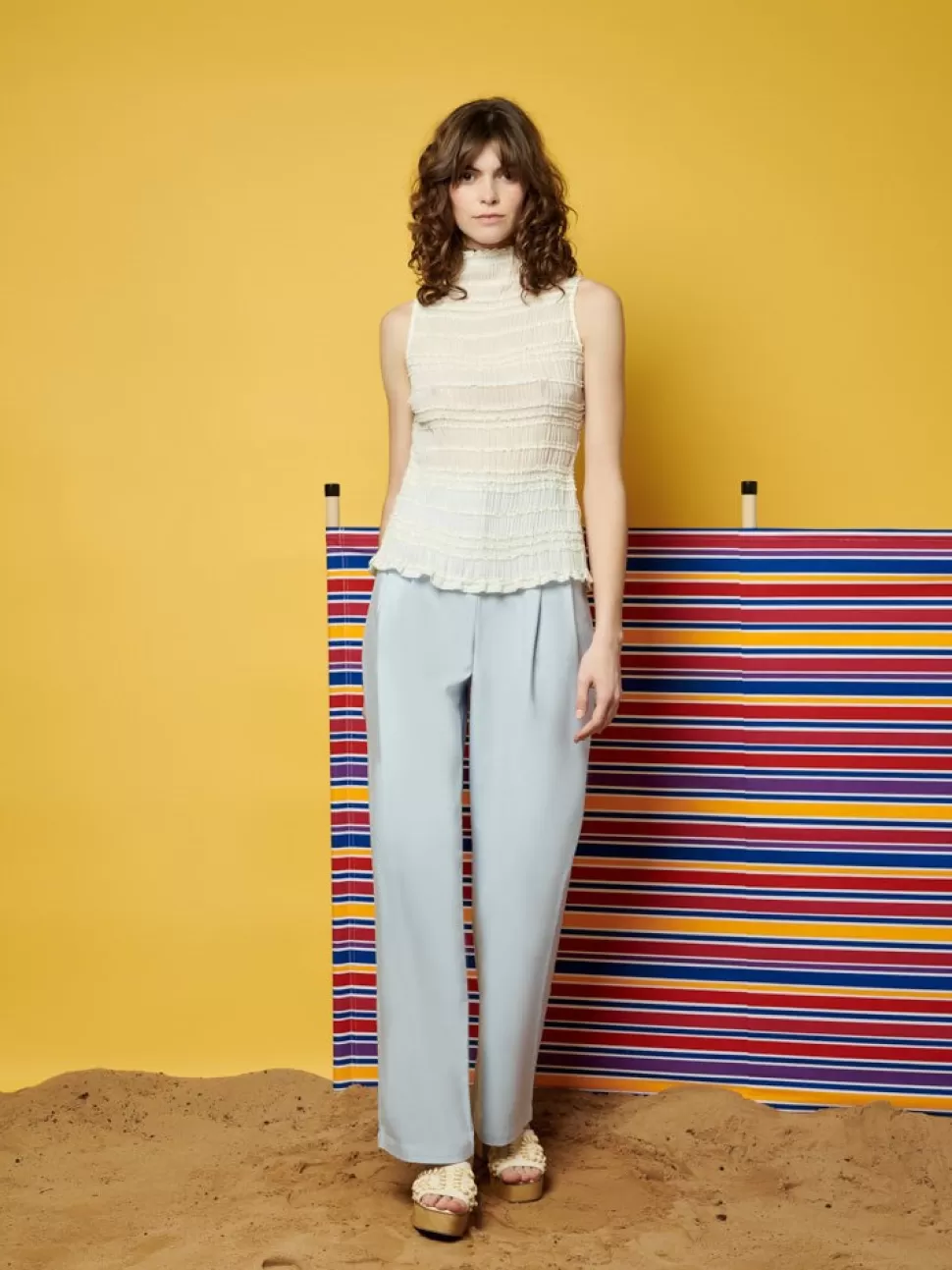 Bottoms | Ghospell | Sister Jane Ghospell  Helen Trousers Bit Of Blue