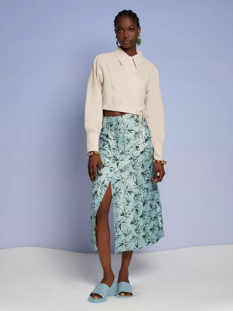 Tops | Ghospell | Sister Jane Ghospell Hester Wrap Top Champagne Cream