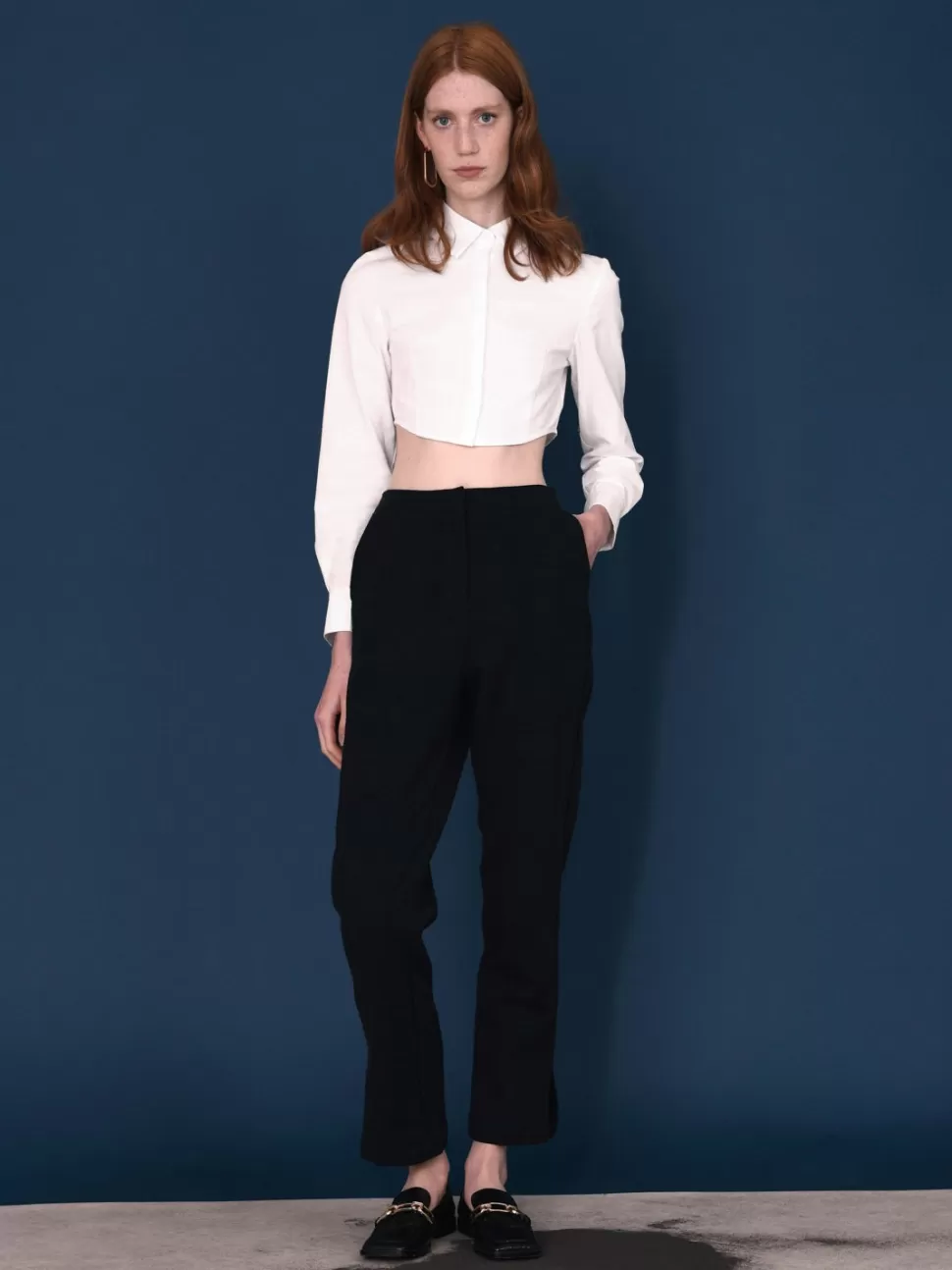Tops | Ghospell | Sister Jane Ghospell Ice Rock Cropped Shirt Ivory