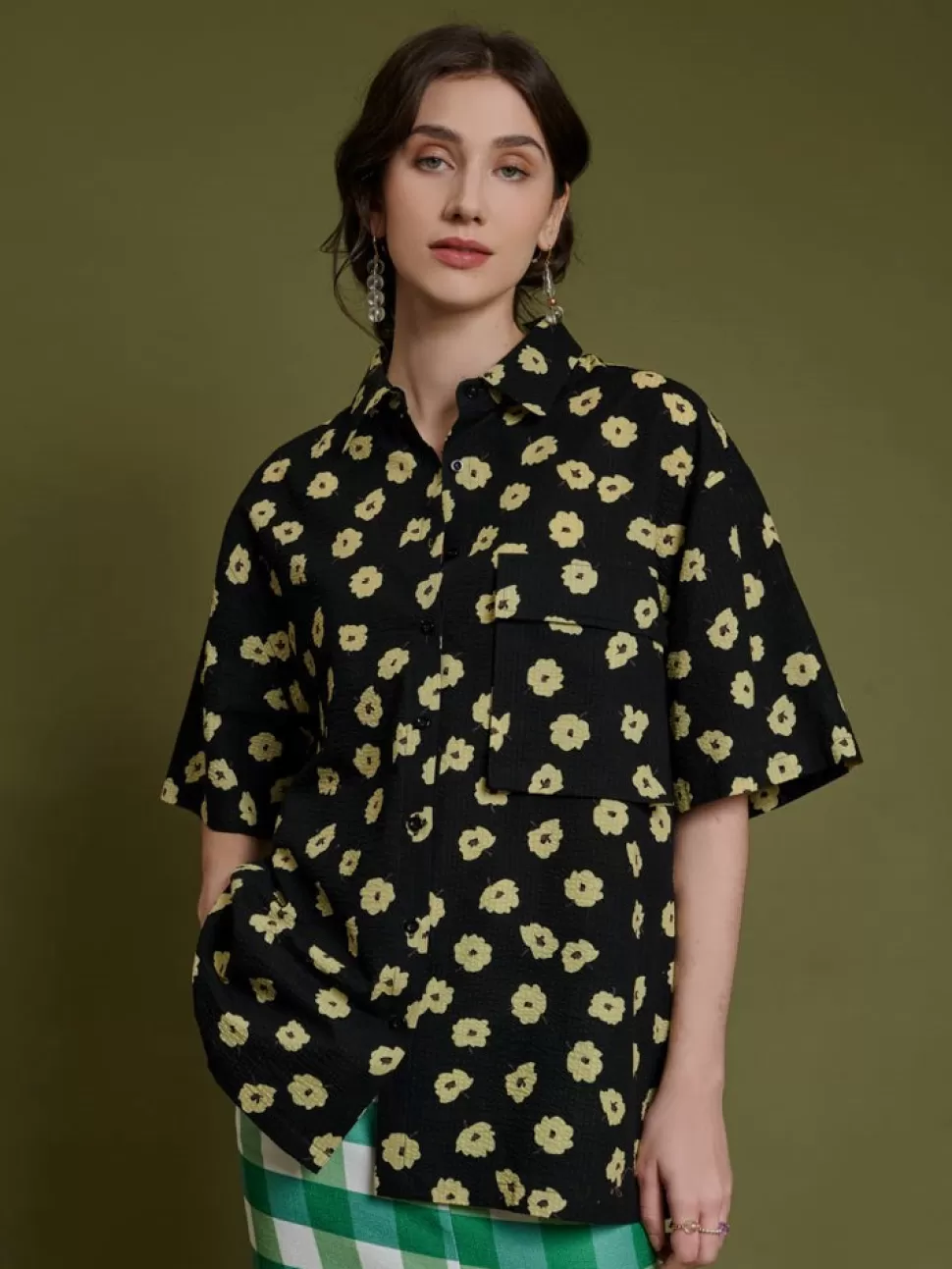 Tops | Ghospell | Sister Jane Ghospell Imogen Print Boxy Shirt
