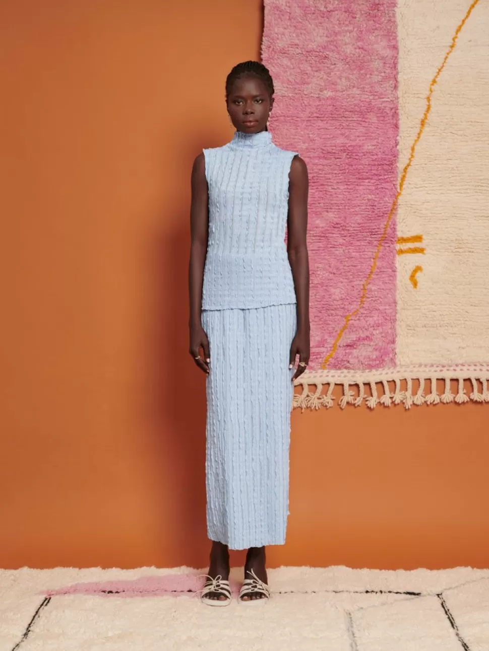 Tops | Ghospell | Sister Jane Ghospell Jamila Sleeveless Top Cornflower Blue