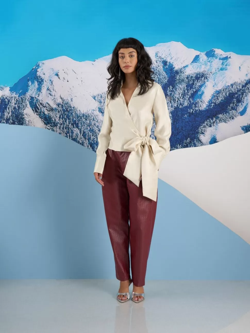 Tops | Ghospell | Sister Jane Ghospell  Maisie Wrap Top Pearled Ivory