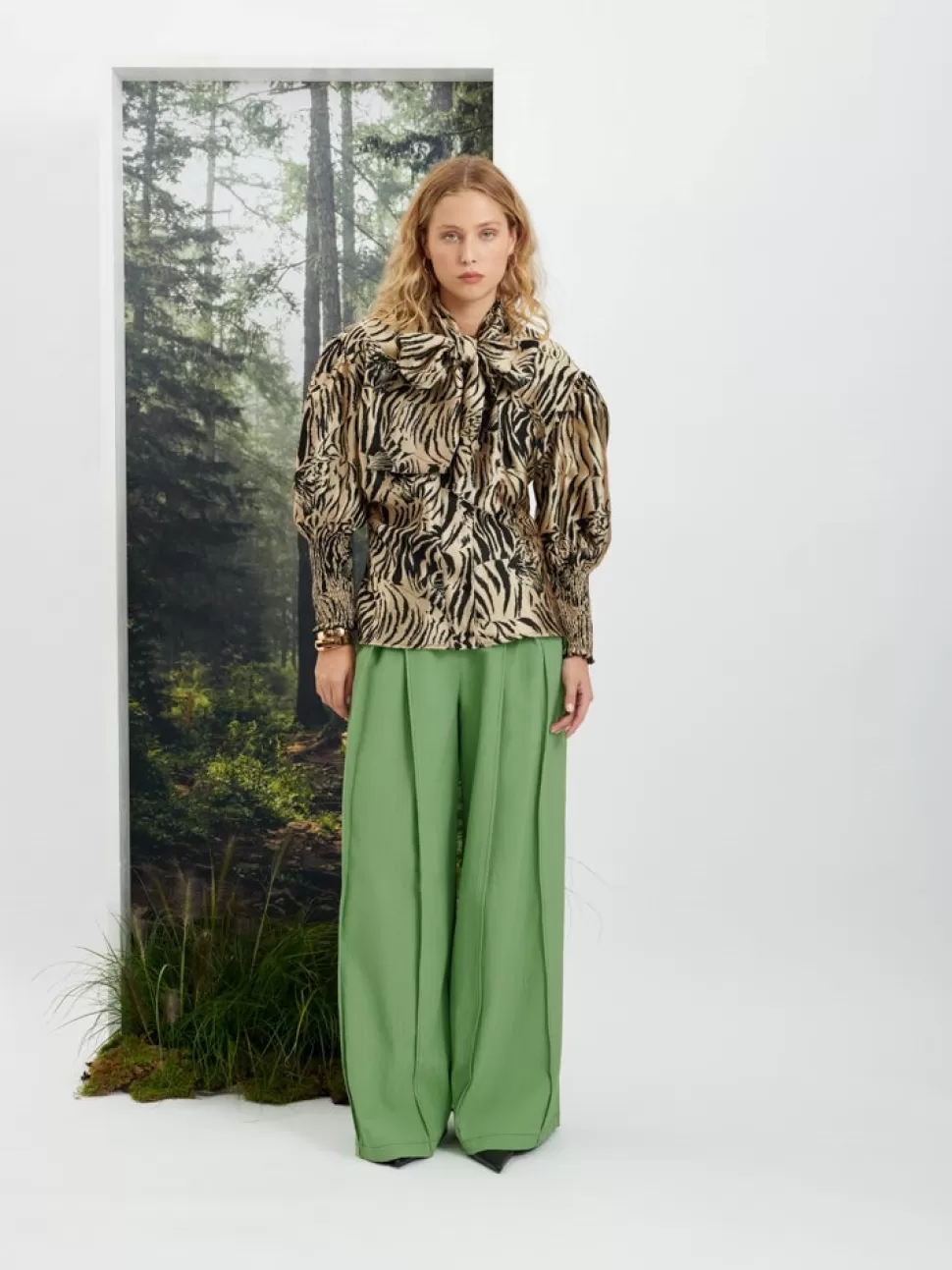 Tops | Ghospell | Sister Jane Ghospell Maxine Animal Bow Shirt