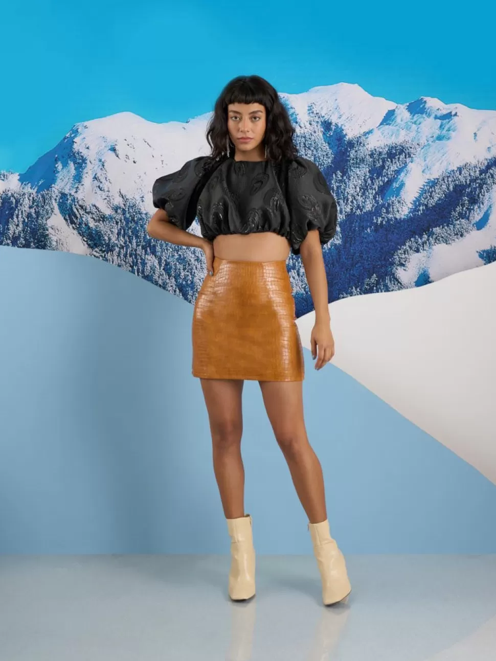 Bottoms | Ghospell | Sister Jane Ghospell  Monroe PU Mini Skirt Pumpkin