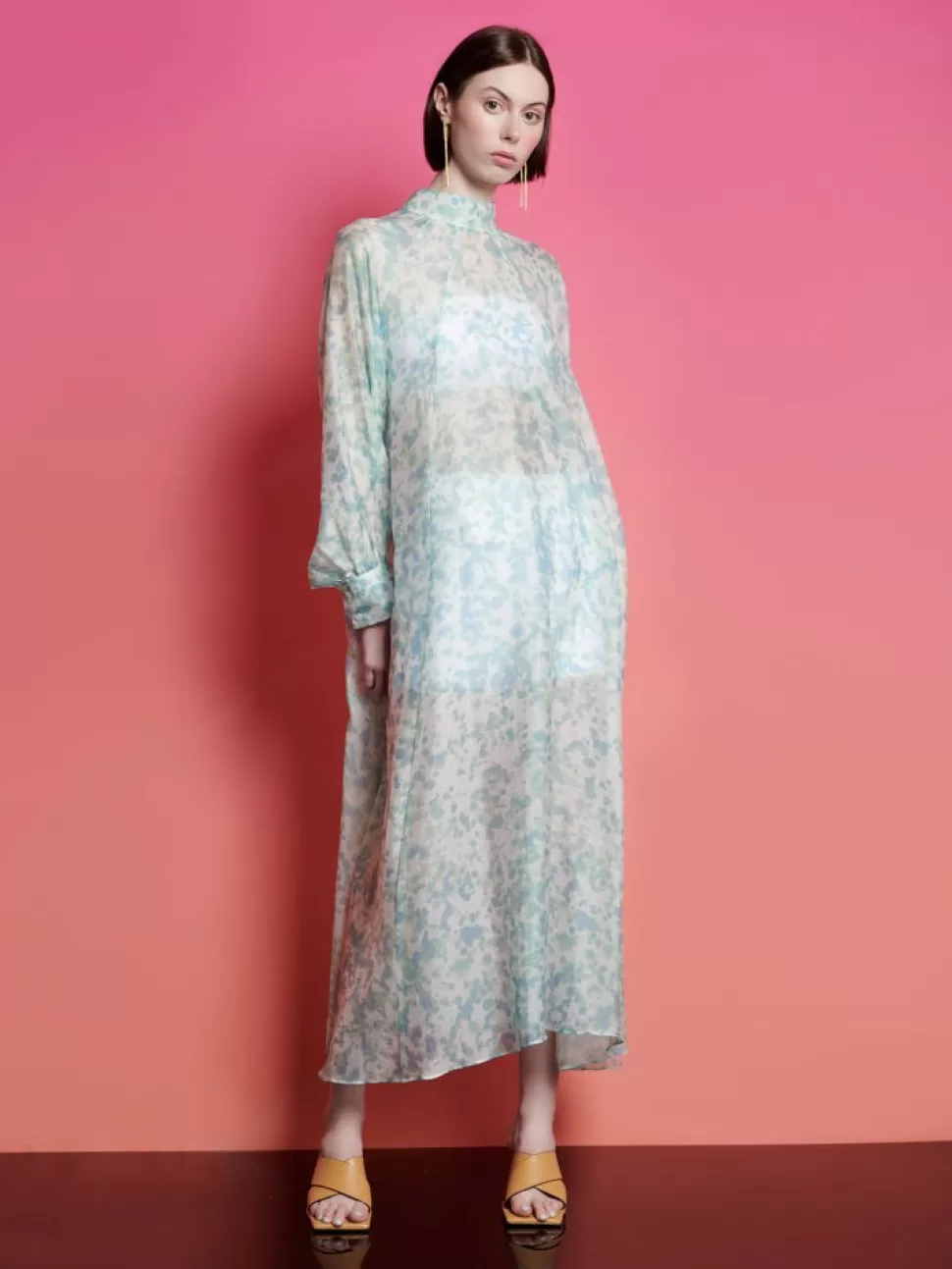 Dresses | Ghospell | Sister Jane Ghospell Nina Printed Midi Dress Light Aquarelle