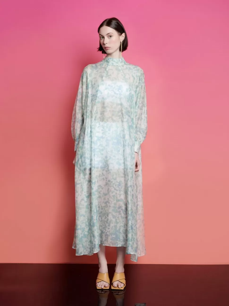 Dresses | Ghospell | Sister Jane Ghospell Nina Printed Midi Dress Light Aquarelle