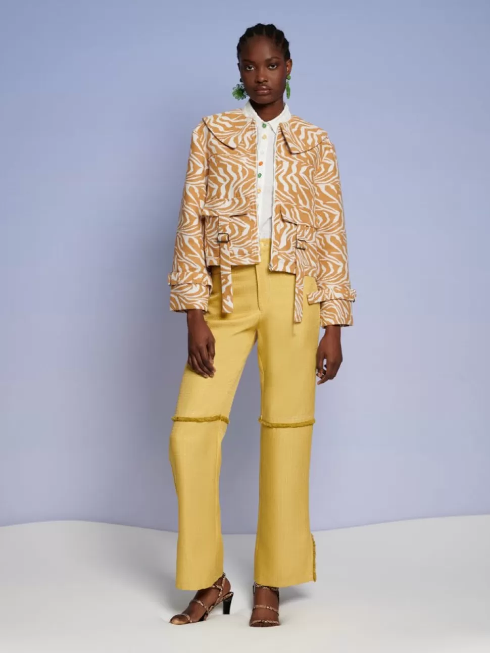 Jackets | Ghospell | Sister Jane Ghospell Remi Buckle Jacket Rust Orange