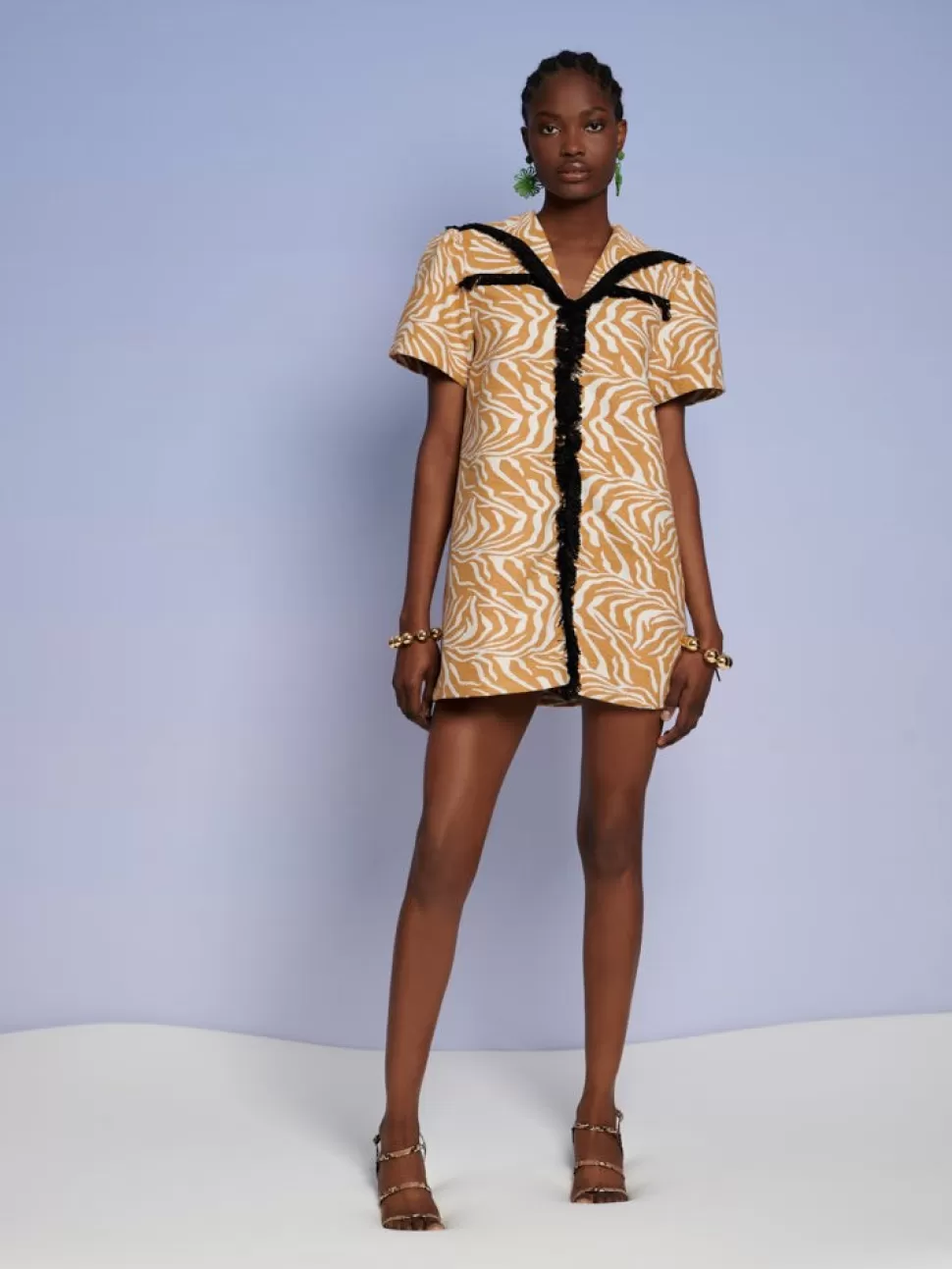 Dresses | Ghospell | Sister Jane Ghospell Remi Fray Mini Dress Rust Orange