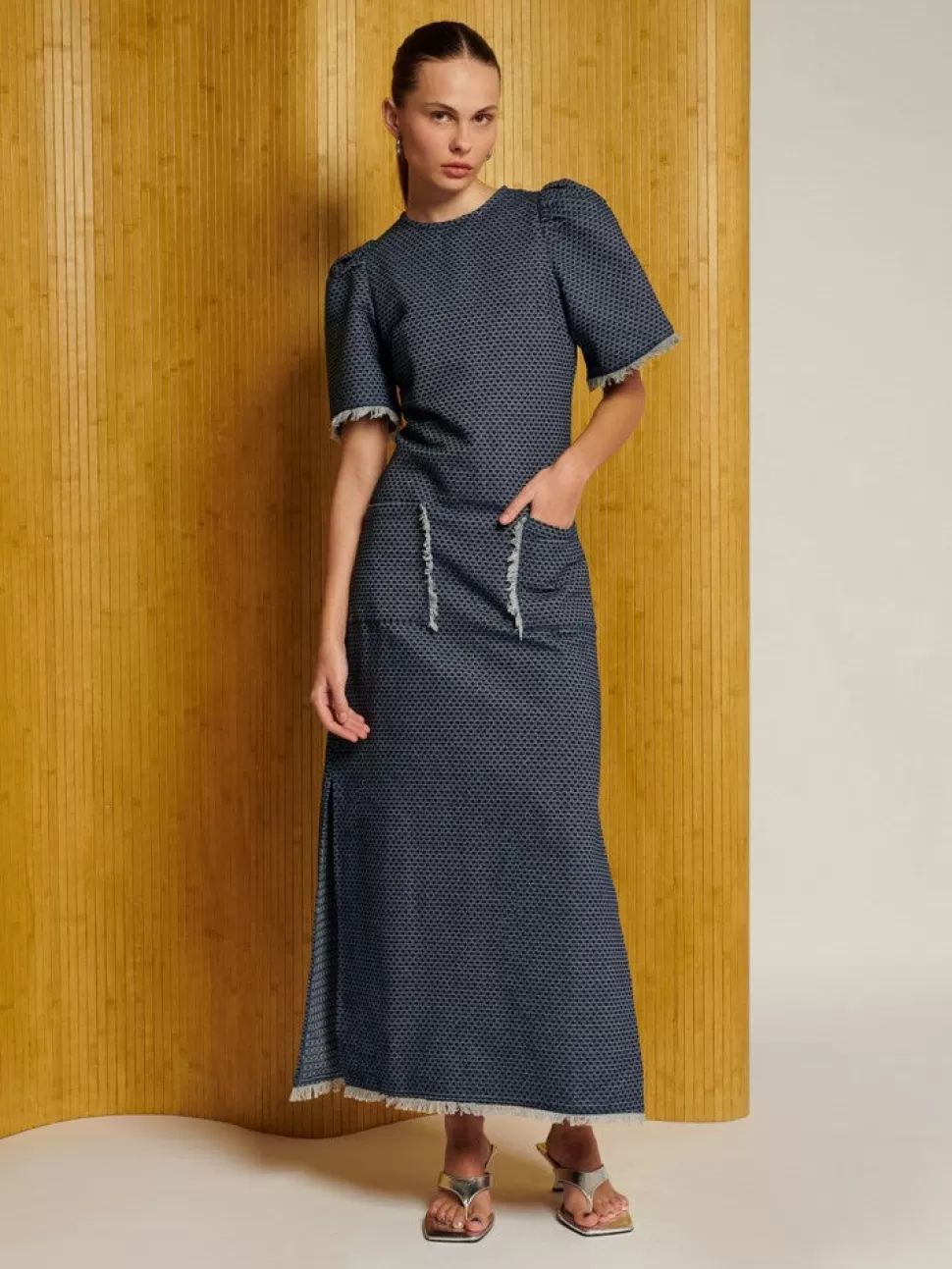 Dresses | Ghospell | Sister Jane Ghospell Spencer Denim Midi Dress Mazarine Blue