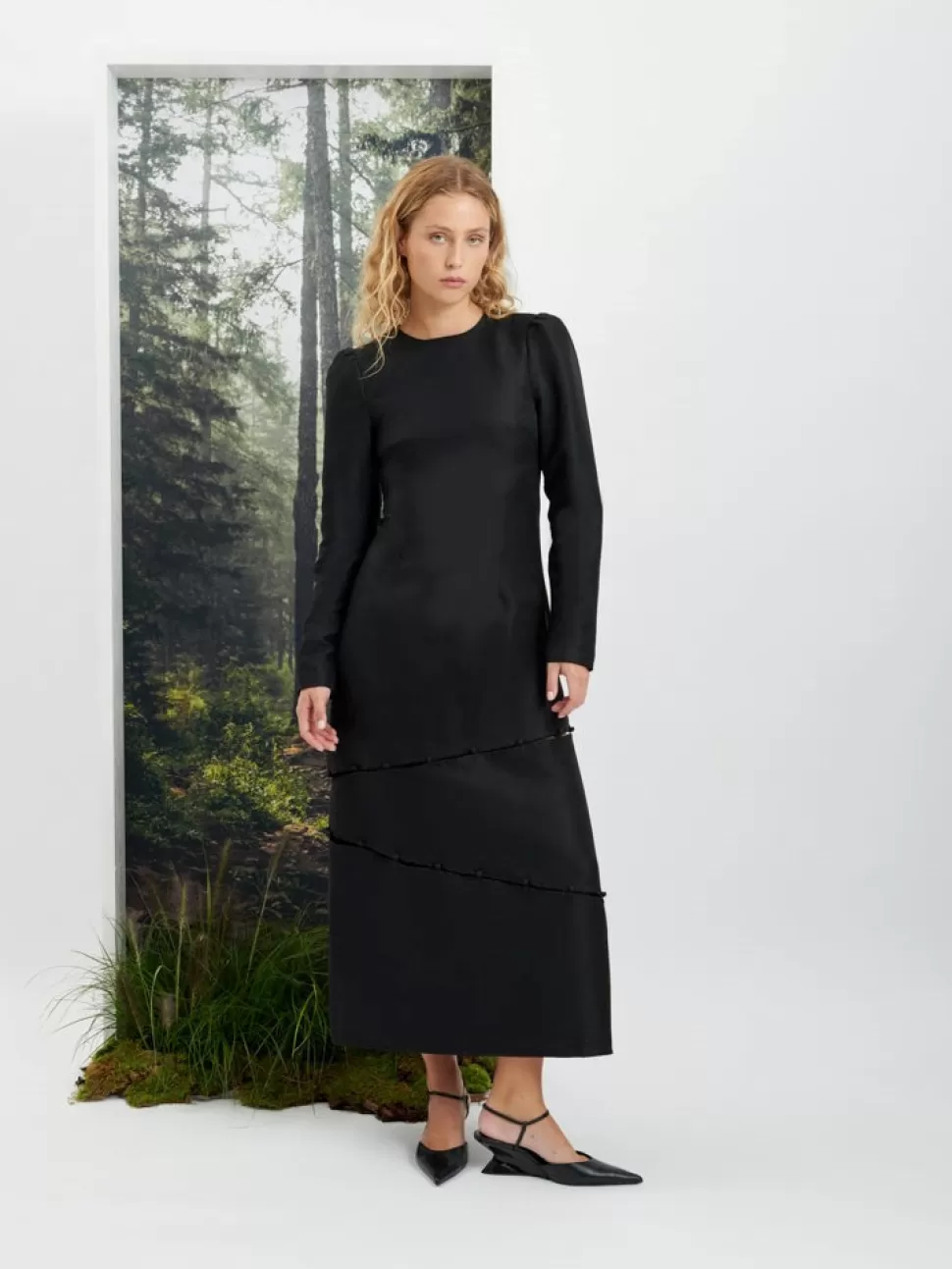 Dresses | Ghospell | Sister Jane Ghospell Tabitha Button Up Midi Dress Coal Black