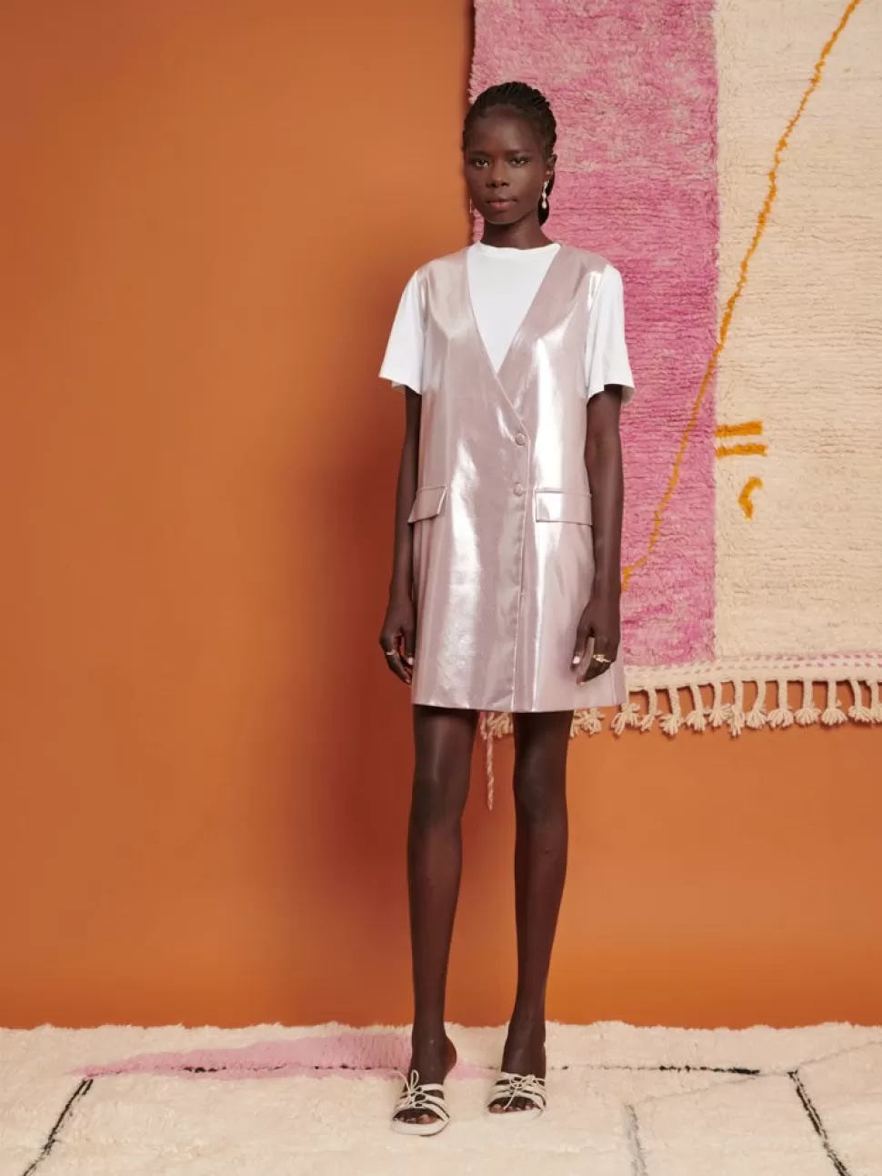 Dresses | Ghospell | Sister Jane Ghospell Wrenley Mini Dress Metallic Pink