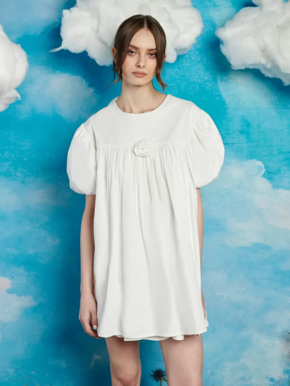 Dresses | Sister Jane Gibson Rose Mini Dress Pearl White