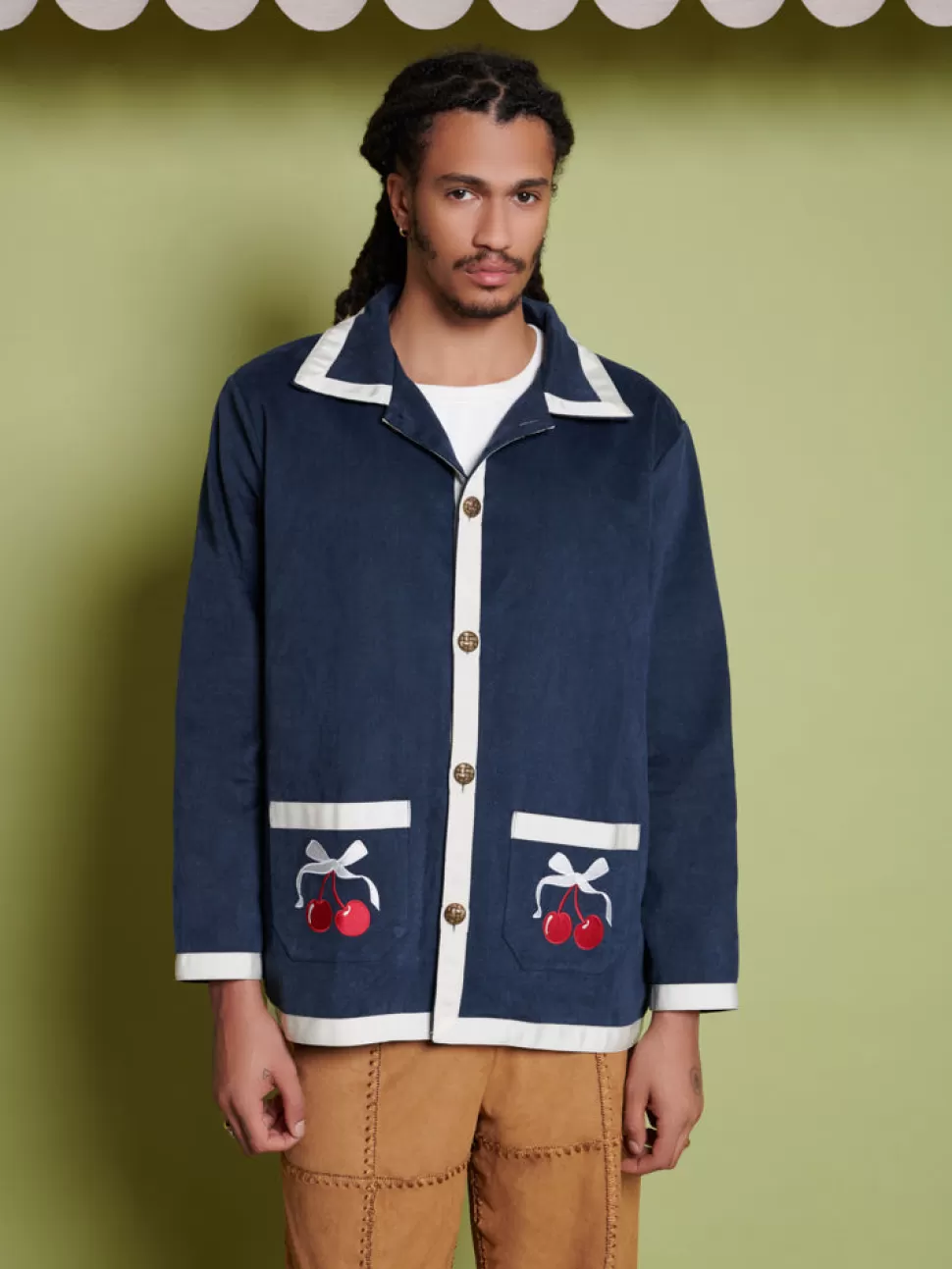 Jackets | Jackets | Sister Jane Gordon Cherry Jacket Washed Navy