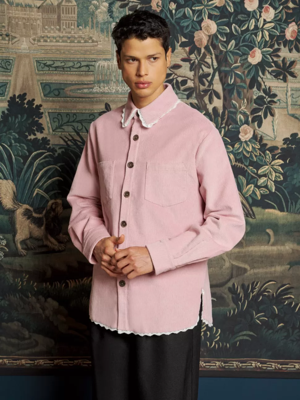 Tops | Shirts | Sister Jane Hector Cord Over Shirt Dusty Pink