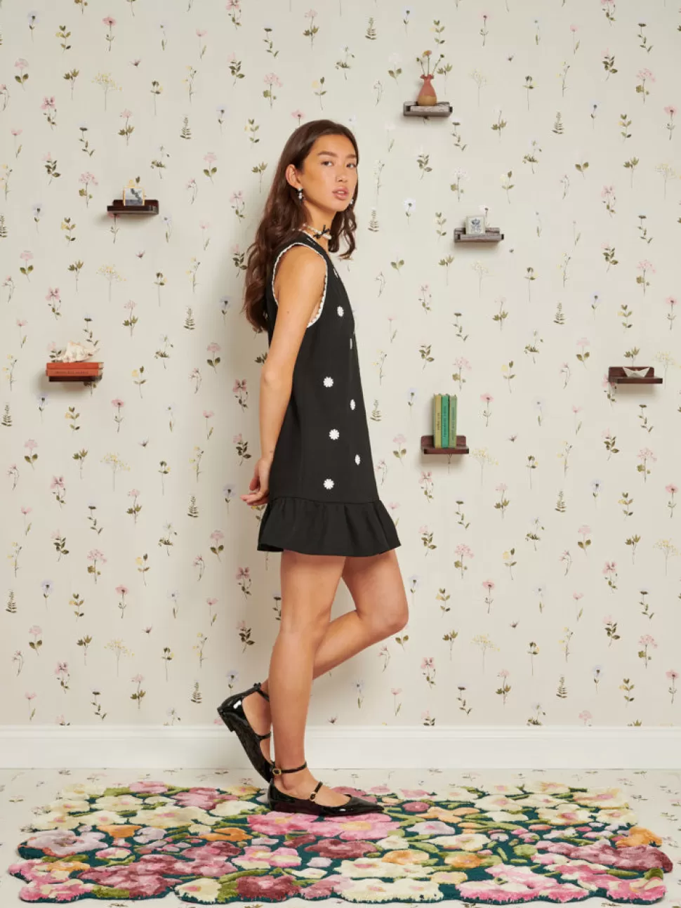Dresses | Sister Jane Heirloom Mini Dress Coal Black
