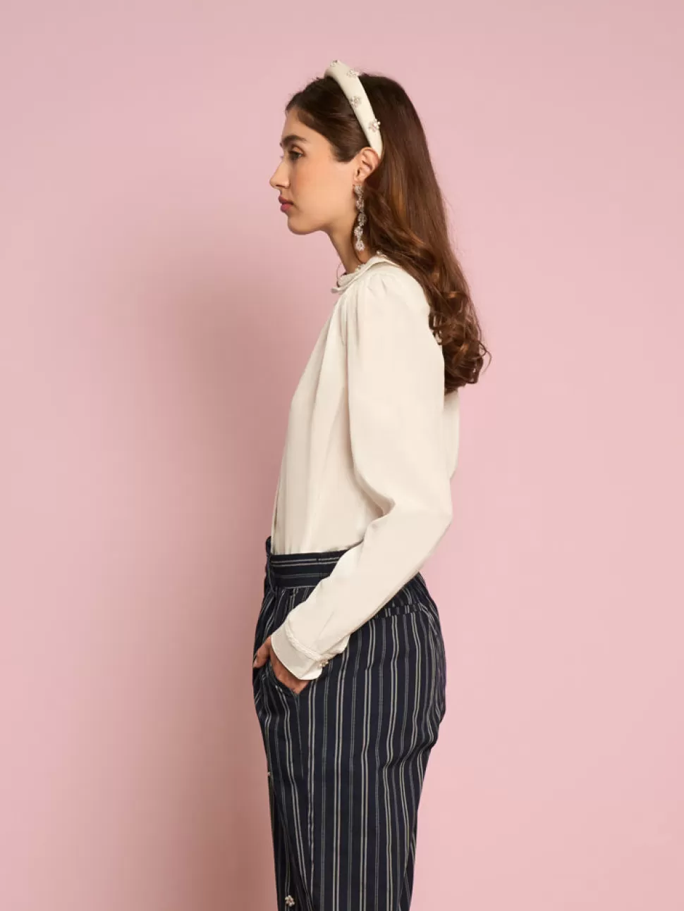 Tops | Sister Jane Jasmine Pearl Blouse Pearled White
