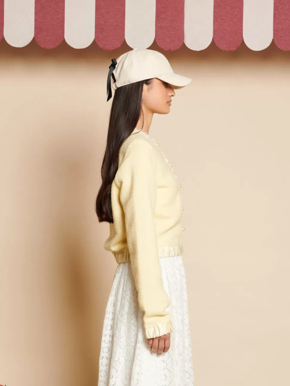 Jackets | Sister Jane Lemonade Boucle Cardigan Pale Yellow