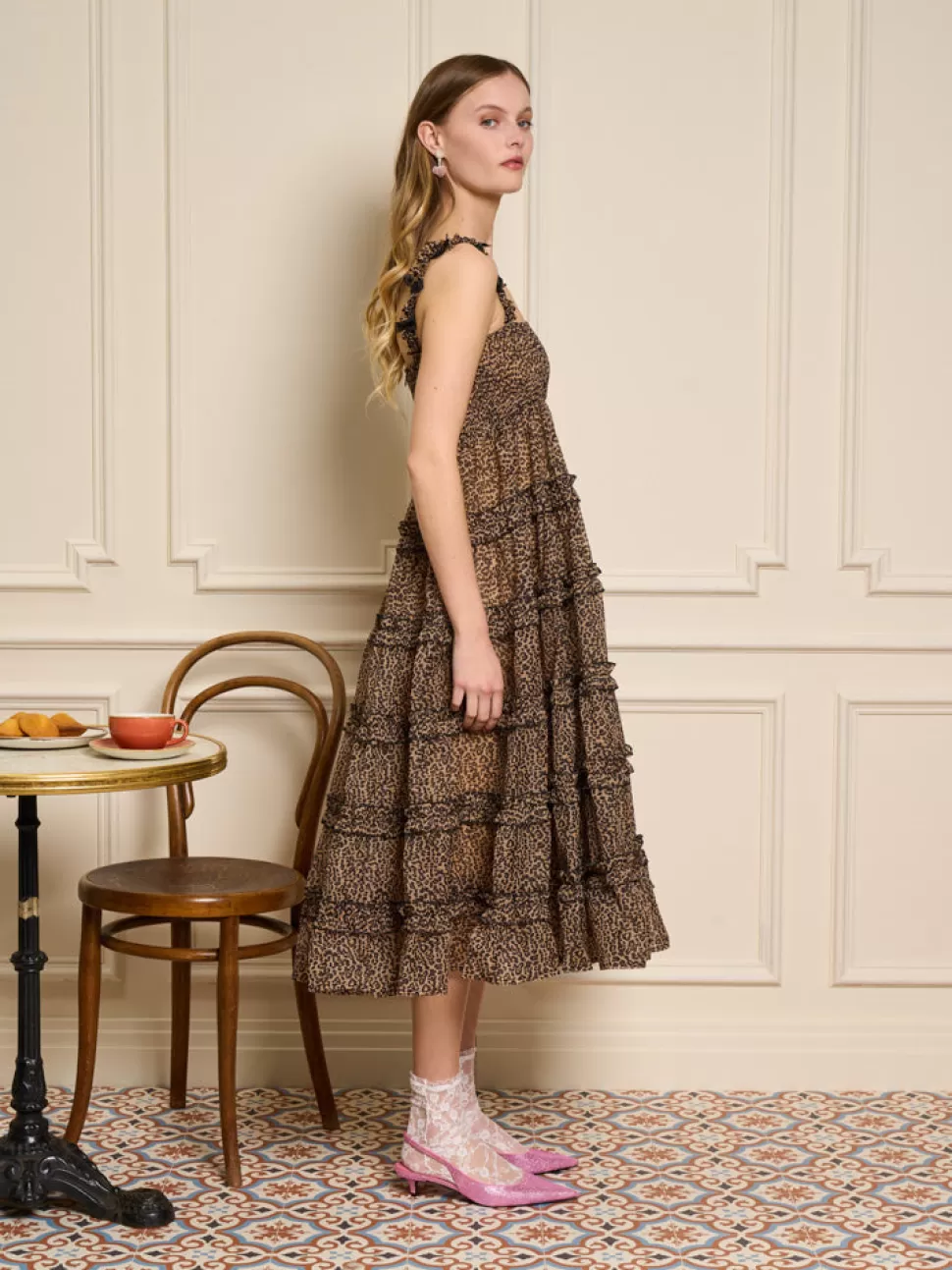 Dresses | Sister Jane Lisette Organza Midi Dress Leopard