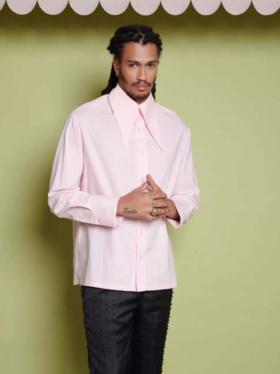 Tops | Shirts | Sister Jane Lucas Retro Collar Shirt Baby Pink
