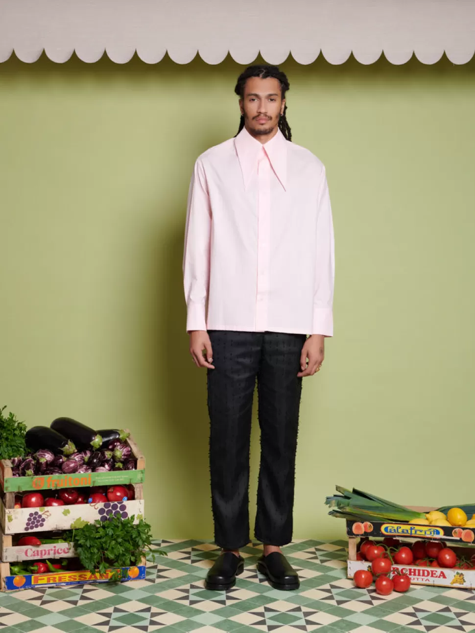 Tops | Shirts | Sister Jane Lucas Retro Collar Shirt Baby Pink