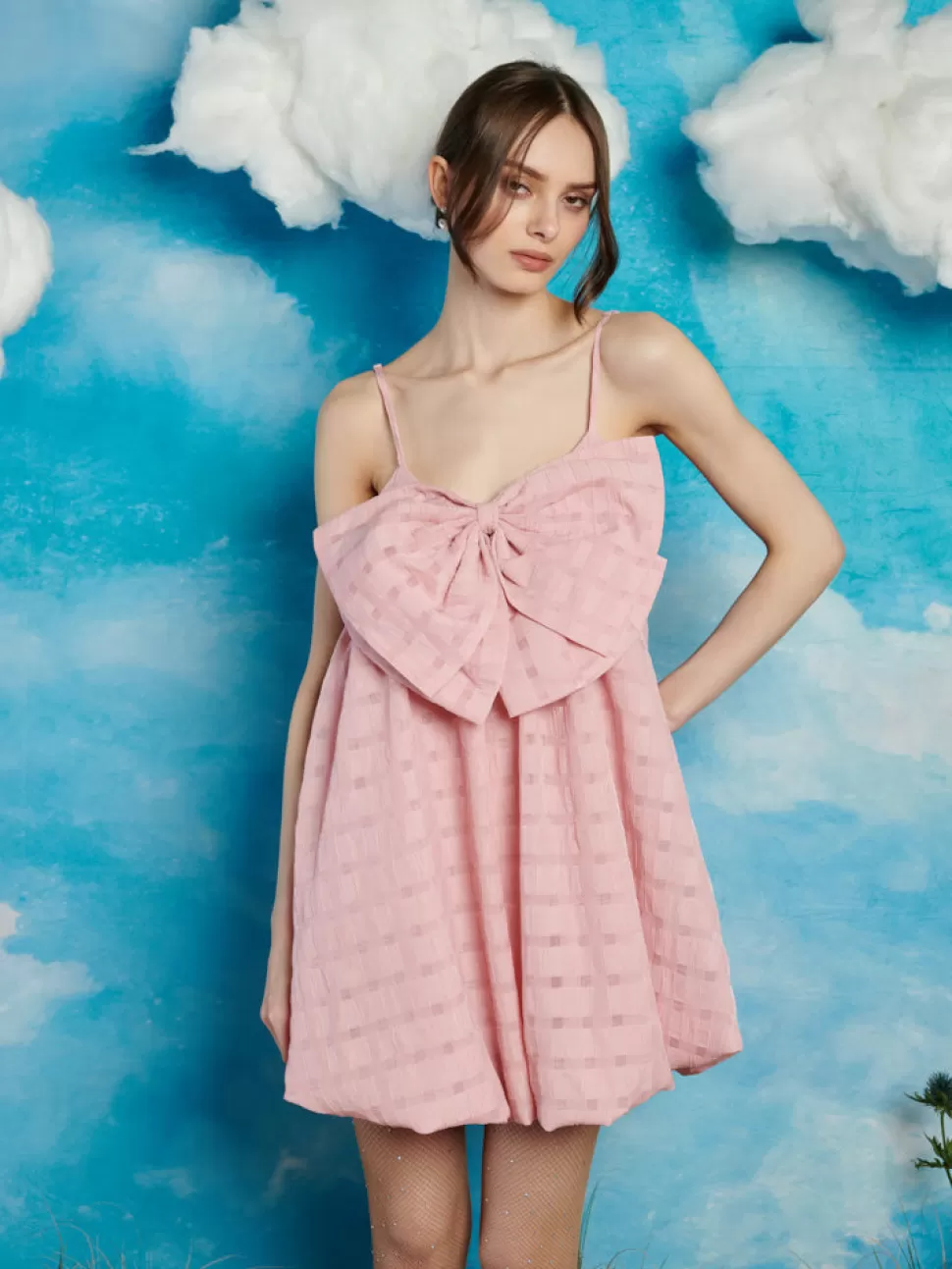Dresses | Sister Jane Mane Bow Mini Dress Blush Pink