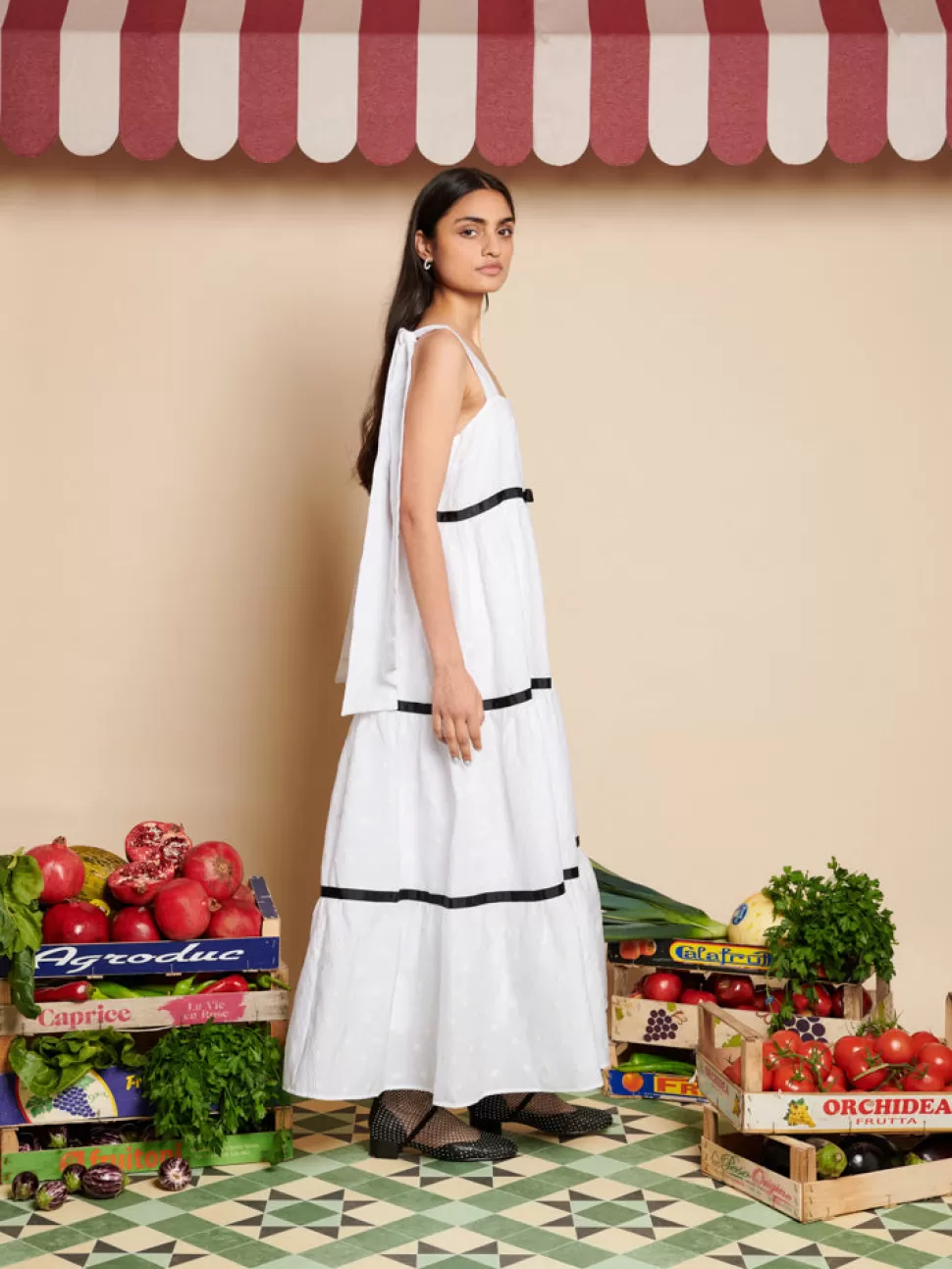 Dresses | Sister Jane Meadow Jacquard Midi Dress Snow White
