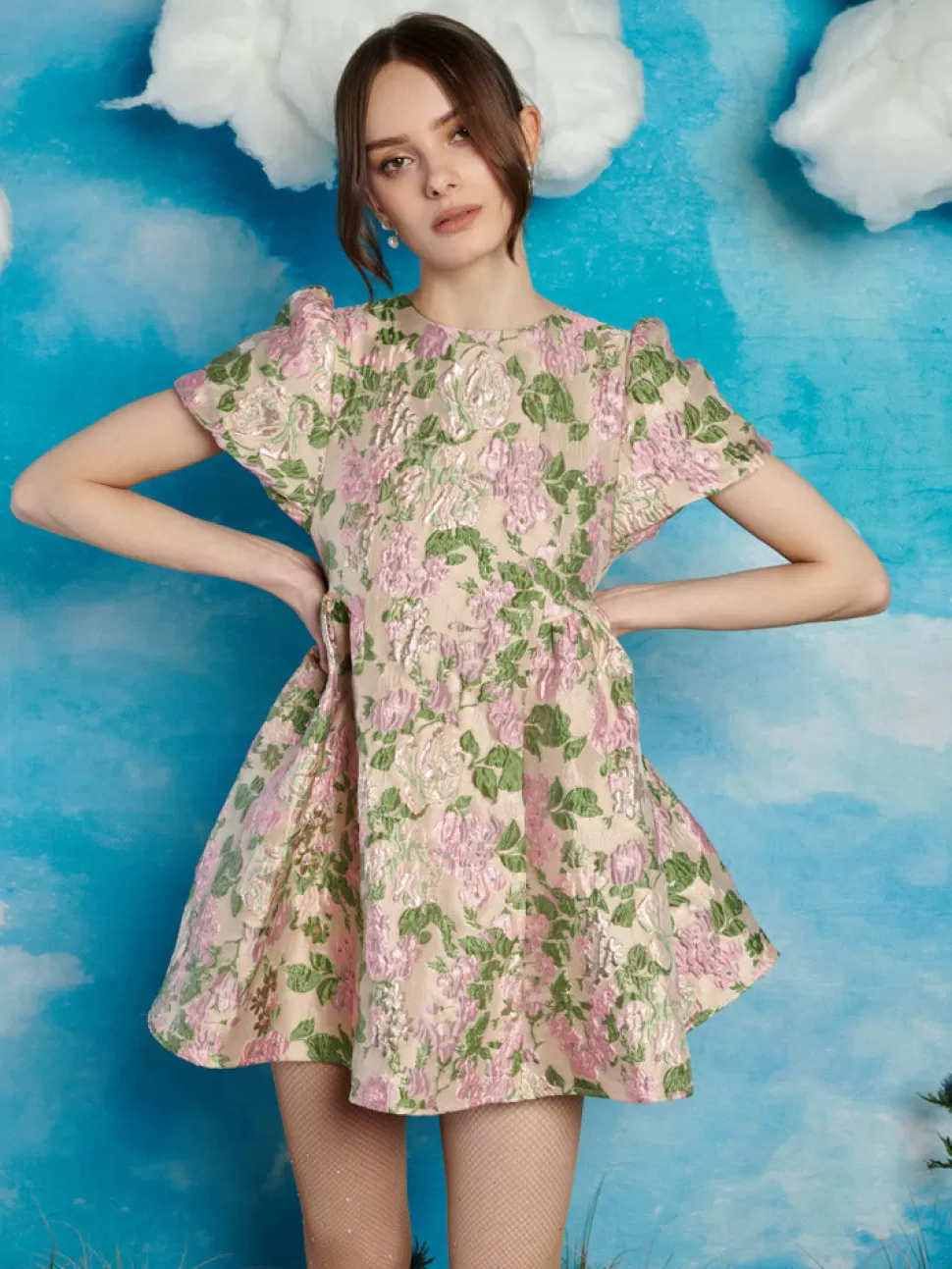 Dresses | Sister Jane Mountain Song Jacquard Mini Dress