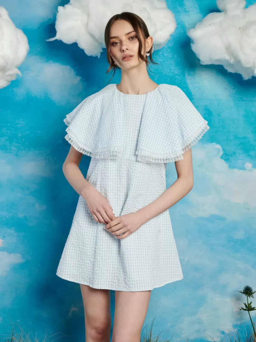 Dresses | Sister Jane Nevada Gingham Mini Dress Gingham Blue