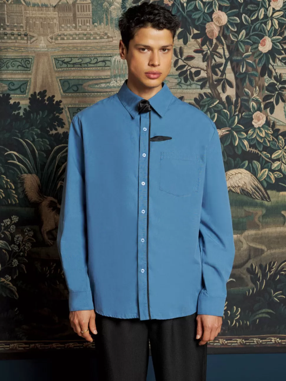 Shirts | Sister Jane Penny Flower Shirt Peacock Blue