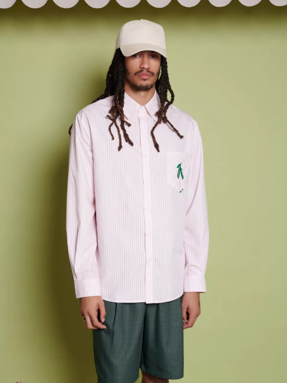 Tops | Shirts | Sister Jane Penny Pea Stripe Shirt Baby Pink