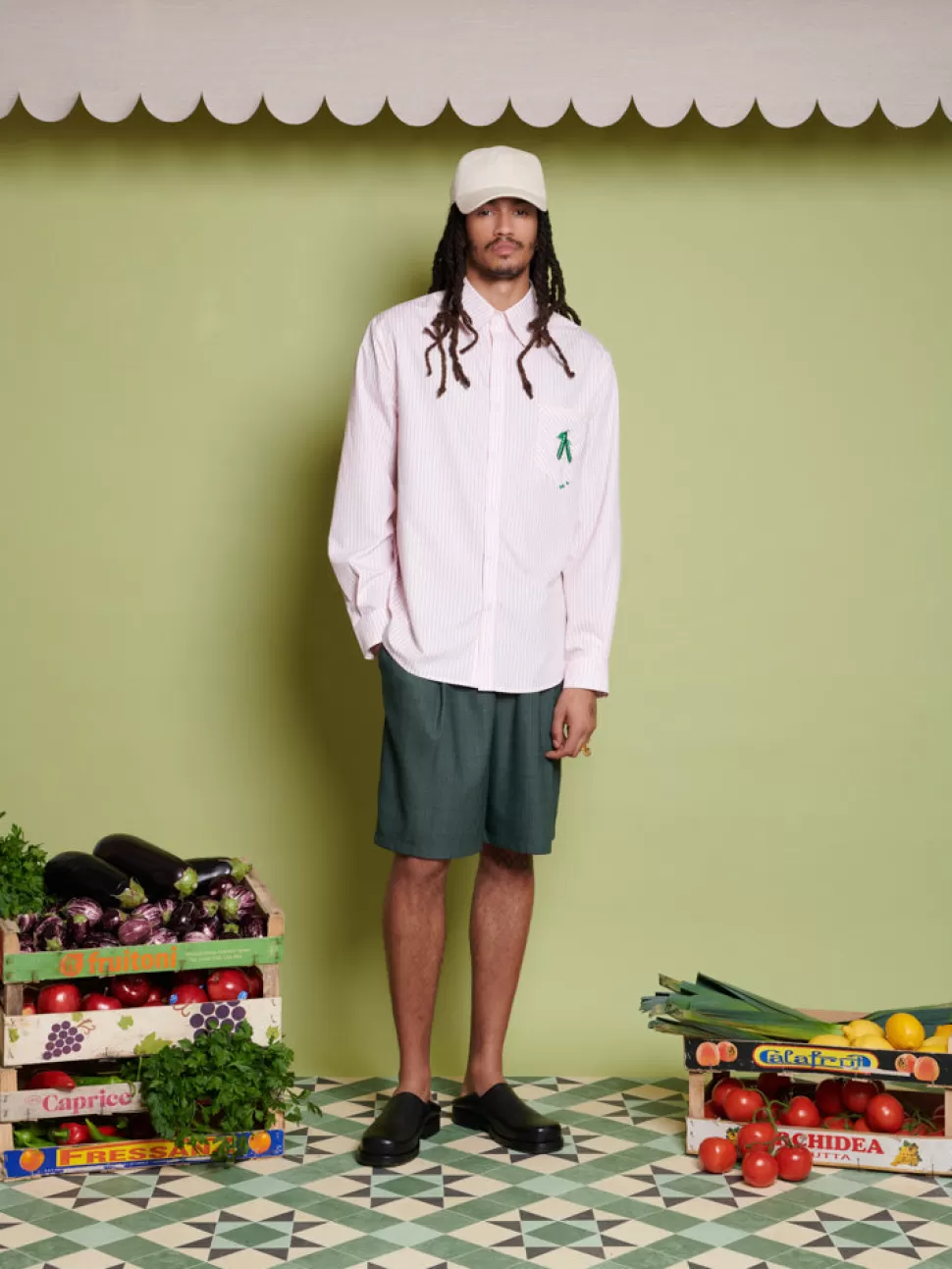 Tops | Shirts | Sister Jane Penny Pea Stripe Shirt Baby Pink