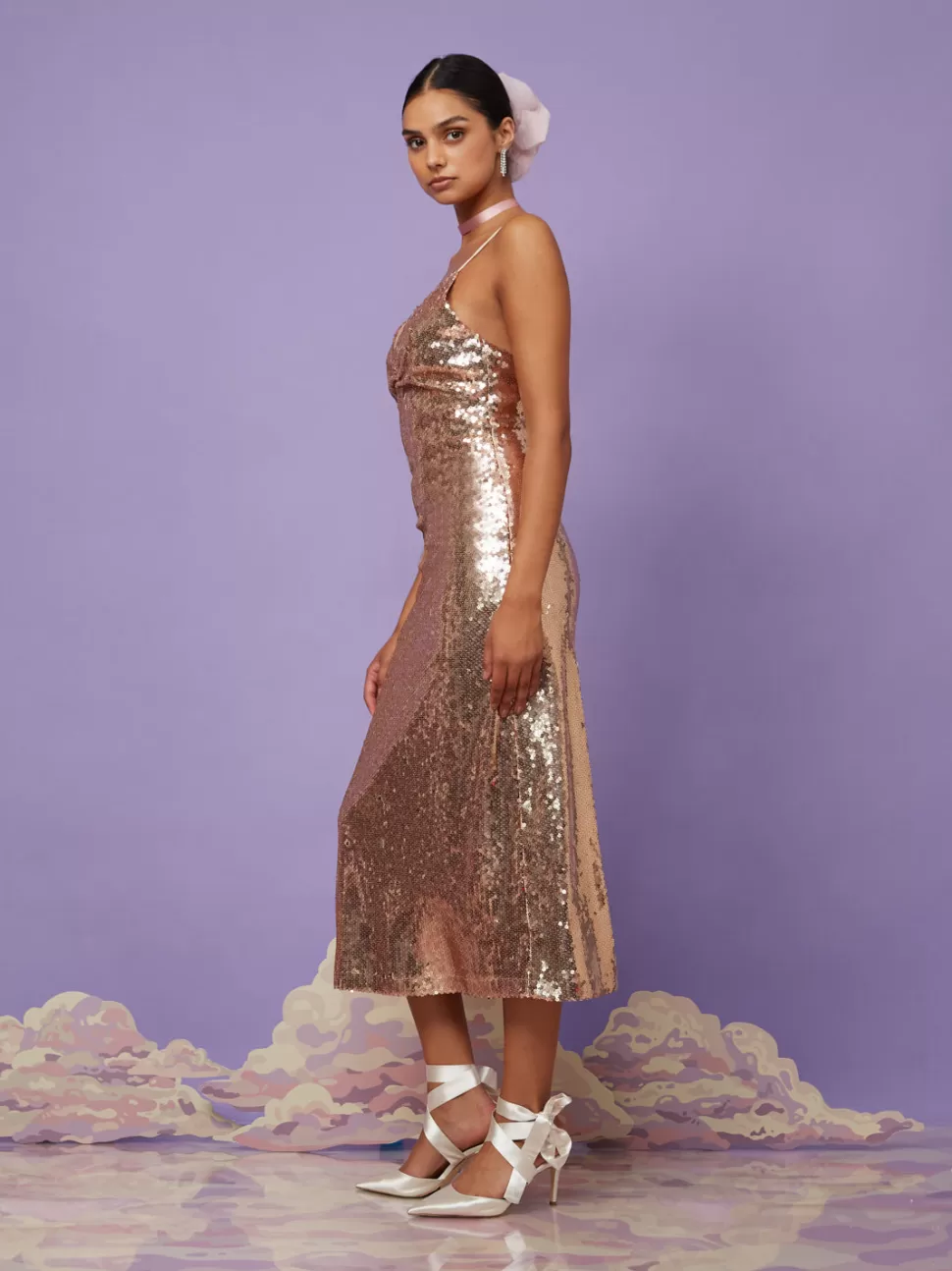Dresses | Sister Jane Recital Sequin Cami Dress Gold