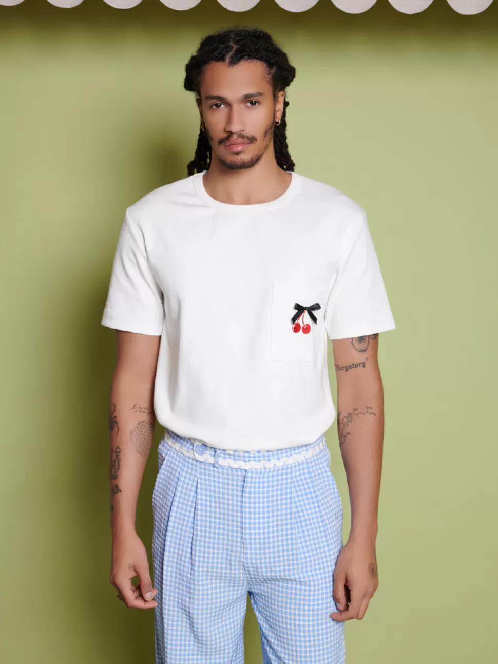 Tops | Shirts | Sister Jane Rory Cherry Embroidery Shirt Snow White