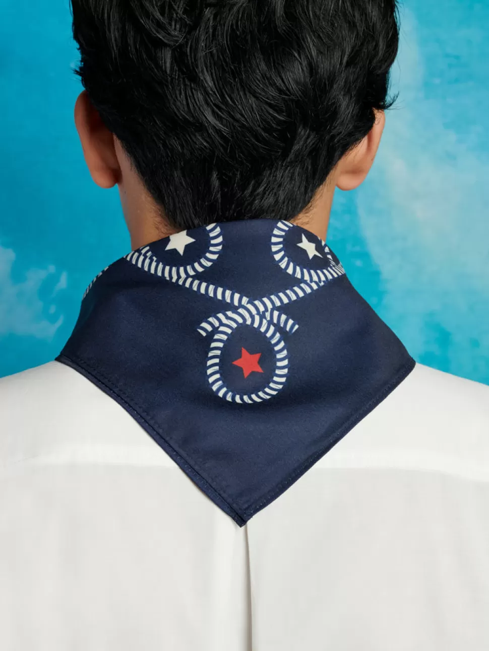 Accessories | Sister Jane Saloon Printed Scarf Navy Blue