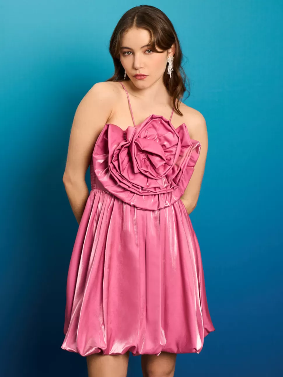 Dresses | Sister Jane Sea Peony Mini Dress Blush Pink
