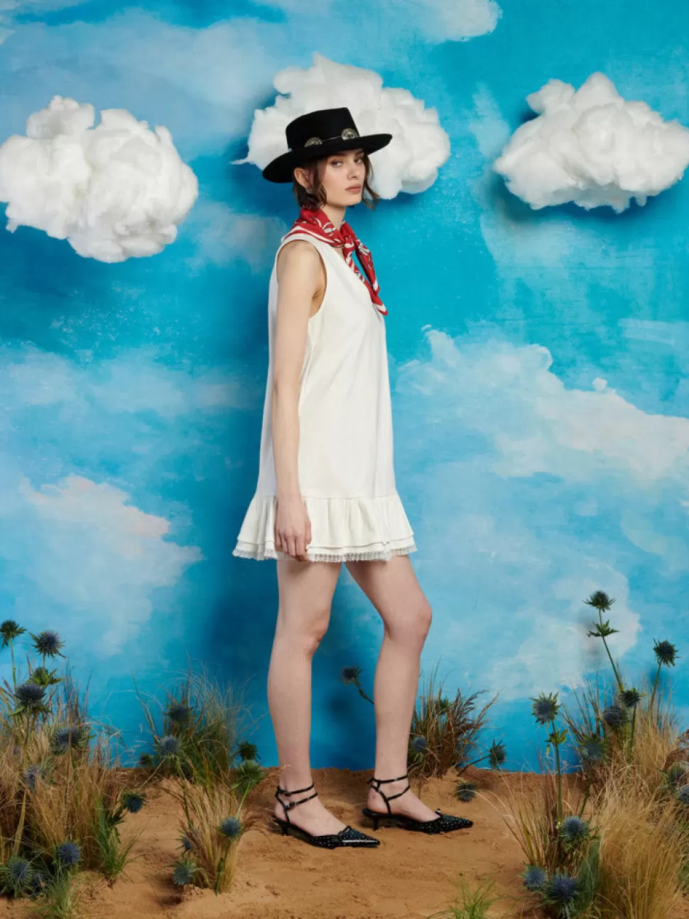 Dresses | Sister Jane Sheriff Mini Dress Pearl White