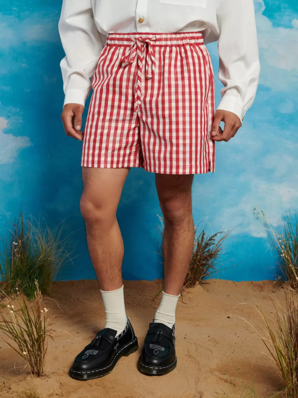Bottoms | Trousers | Sister Jane Stables Gingham Shorts Gingham Red
