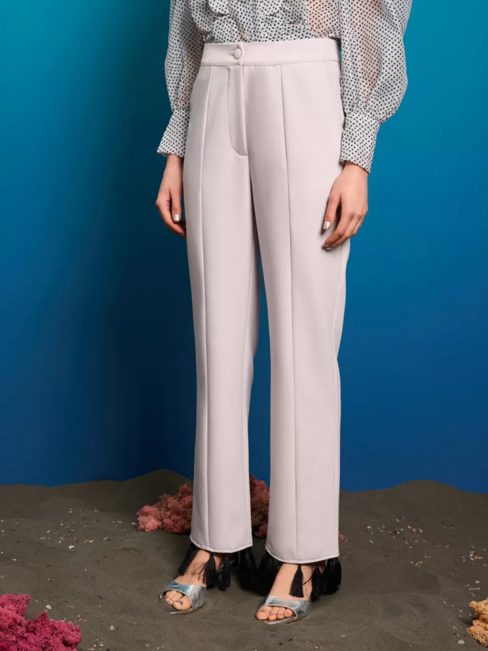 Bottoms | Sister Jane Tetra Tassel Trousers Pastel Lilac