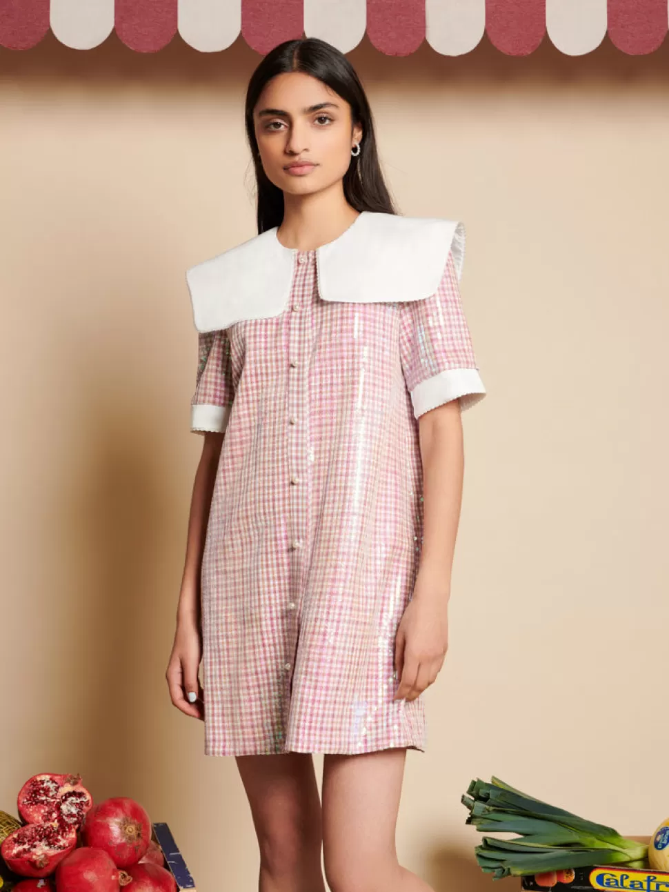 Dresses | Sister Jane Toffee Sequin Mini Dress Guava Pink