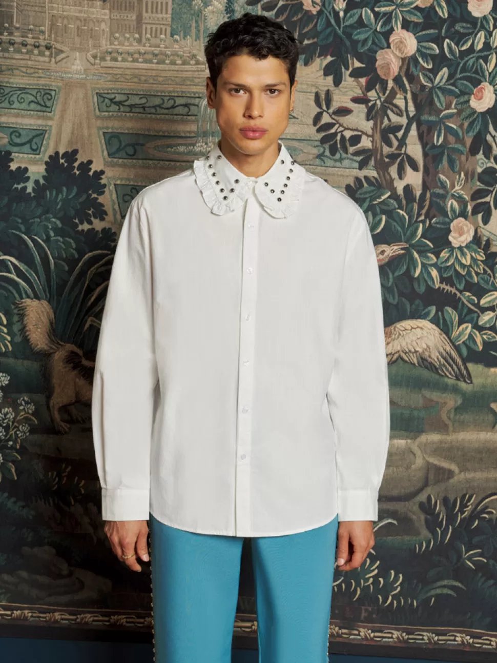 Tops | Shirts | Sister Jane Travis Studded Shirt Pearled White