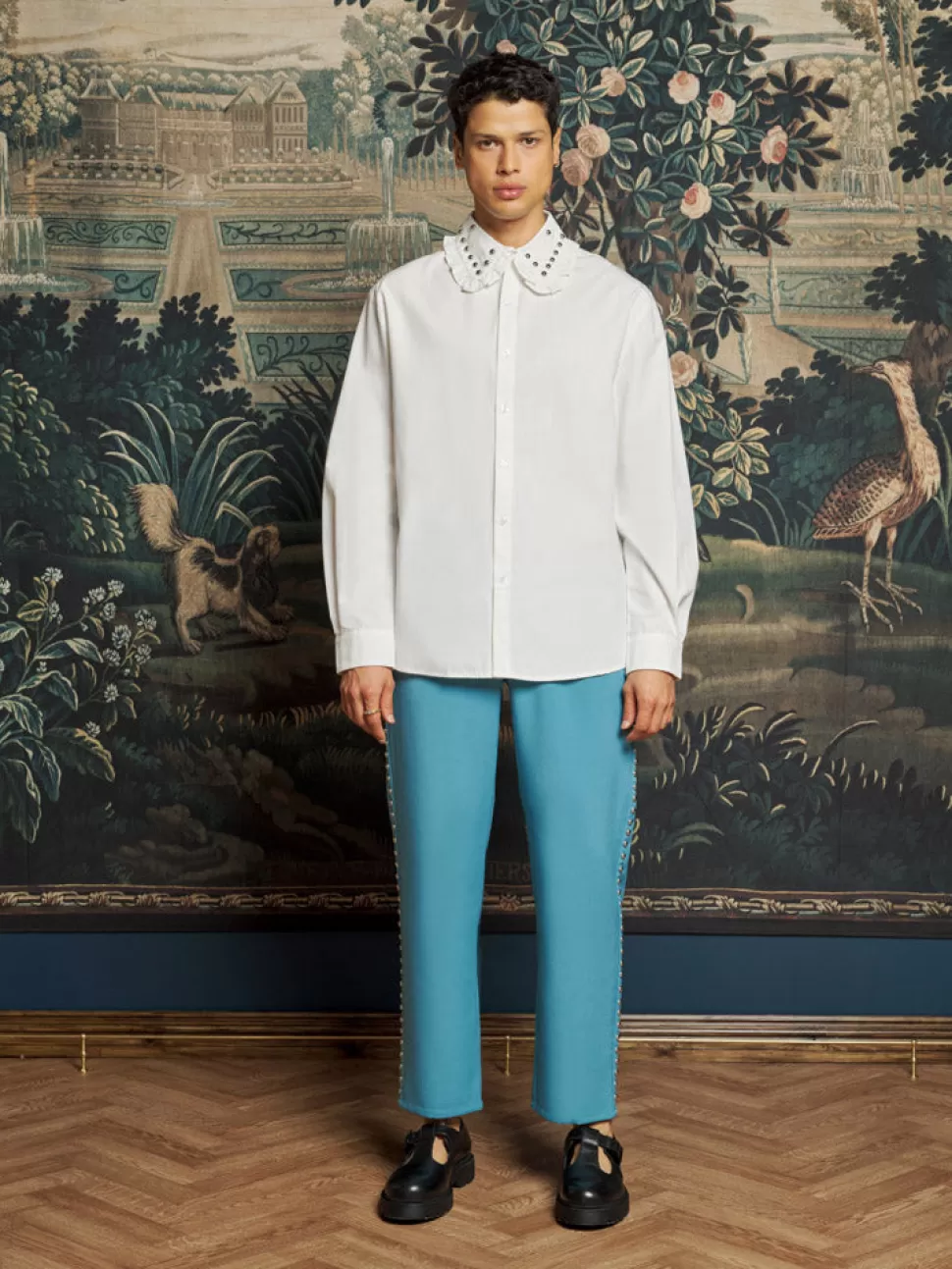 Tops | Shirts | Sister Jane Travis Studded Shirt Pearled White