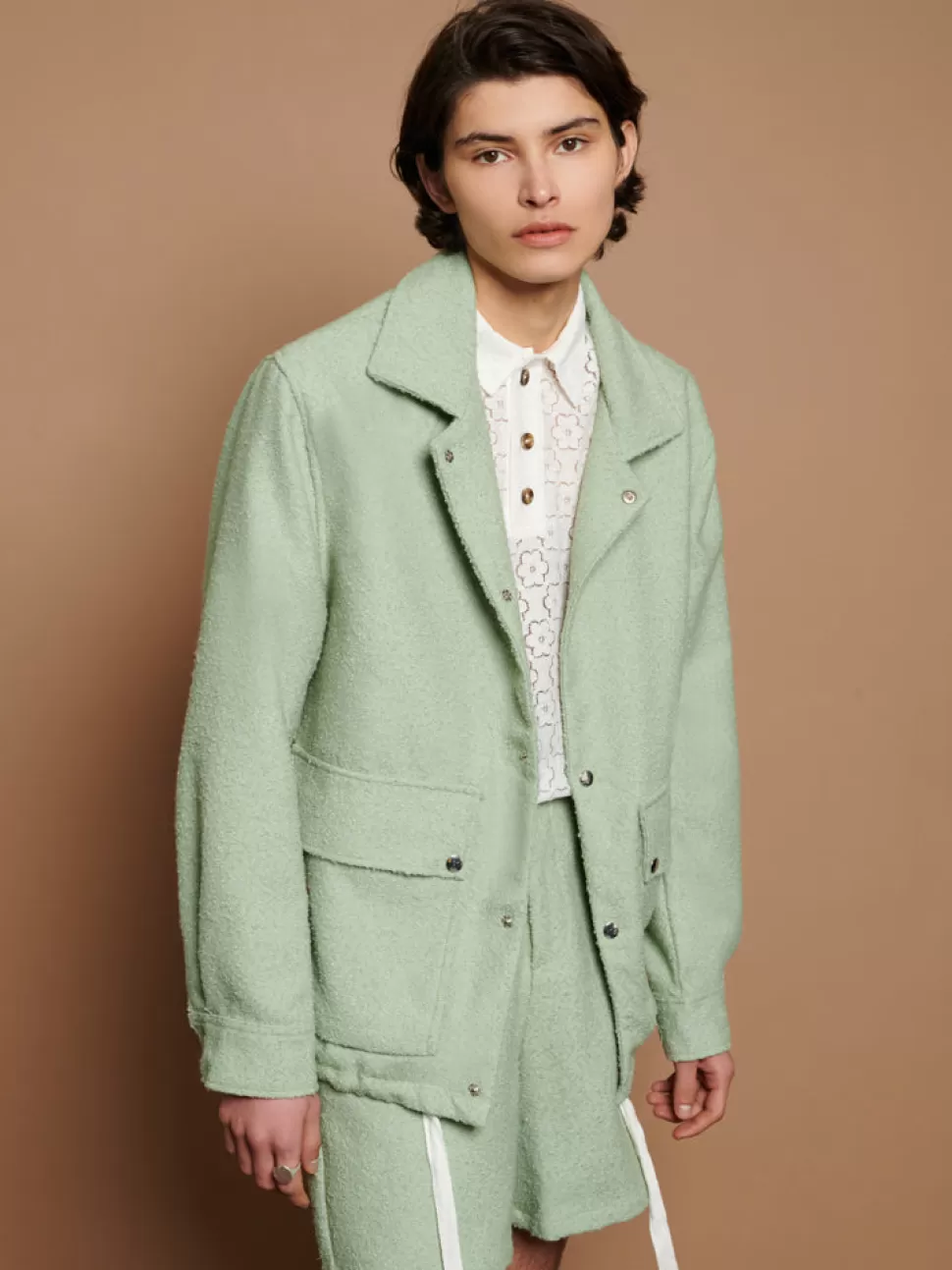 Jackets | Sister Jane Wes Wool Jacket Sage Green